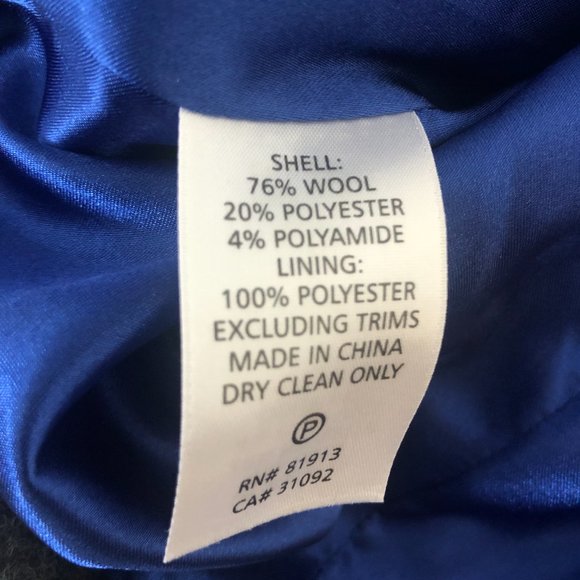 vintage inspired 1950s 1960s NWT Plenty by Tracy Reese / Wool Top Coat - Picture 9 of 16